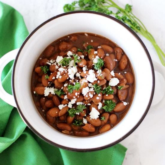 Slow Cooker Pinto Beans