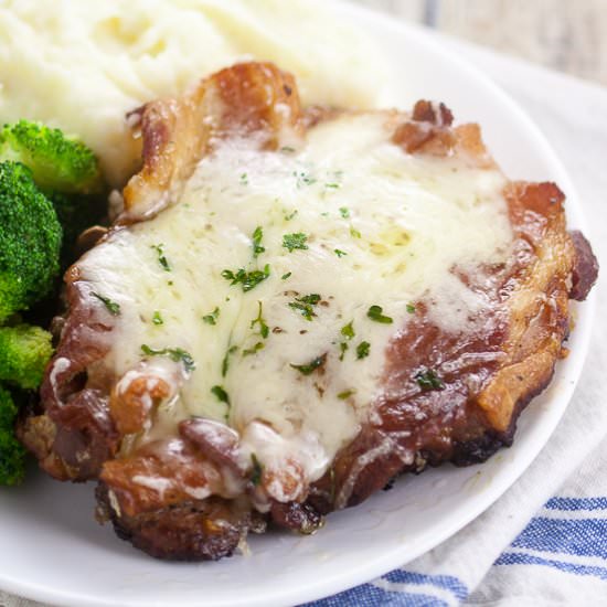 Bacon Swiss Pork Chops