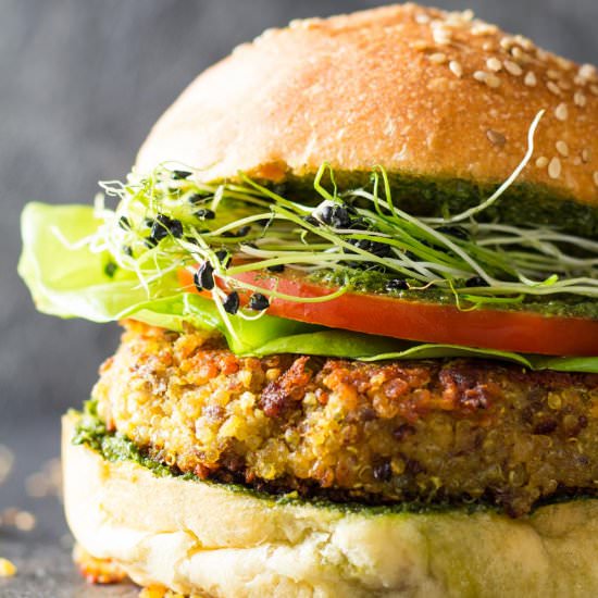 30-Minute Quinoa Burger