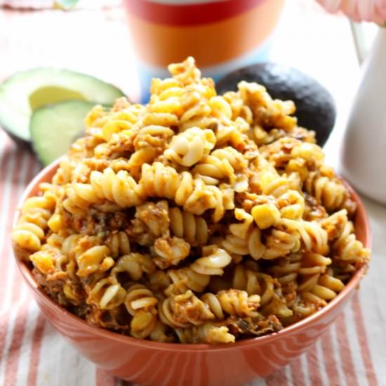 Crazy Creamy Mexican Pasta