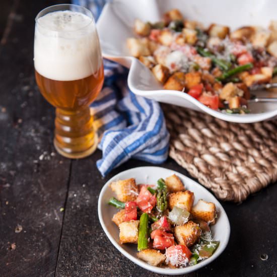 Summer IPA Panzanella Salad