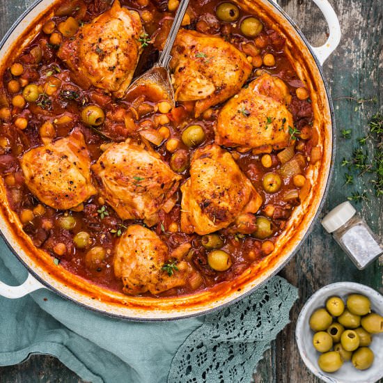 Chicken and Chorizo Stew
