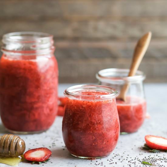 Vanilla Chia Strawberry Jam