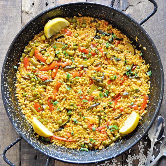 Spanish Vegetable Paella