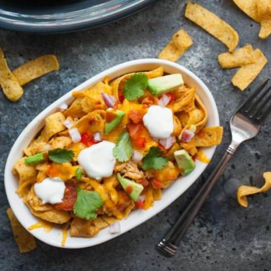 Pulled Chicken Frito Pies