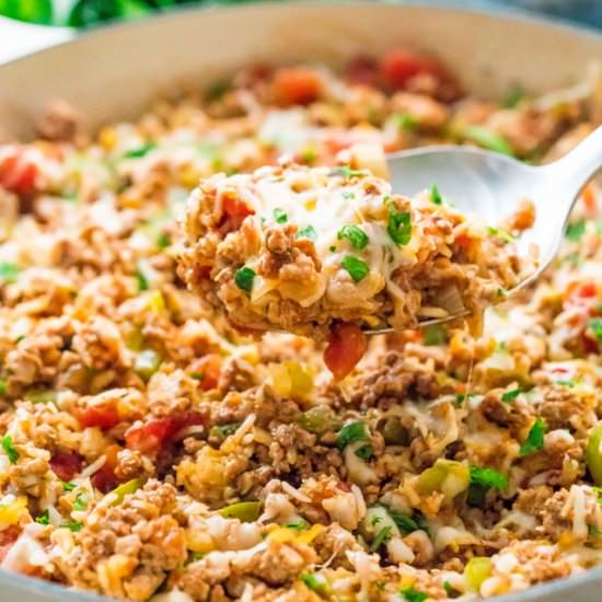 Deconstructed Stuffed Pepper Casserole
