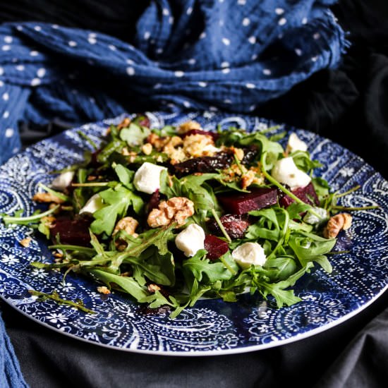 Beetroot Prune Walnut Salad