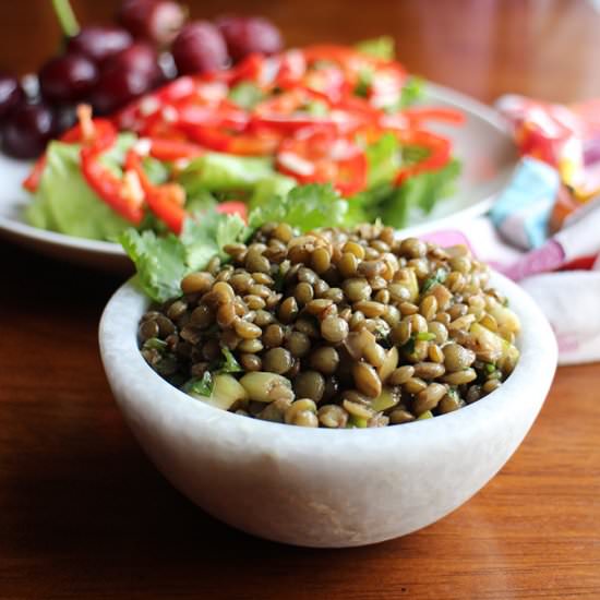 Best Marinated Lentils