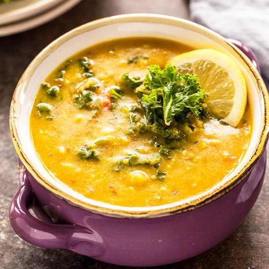 Kale Tomato Dal
