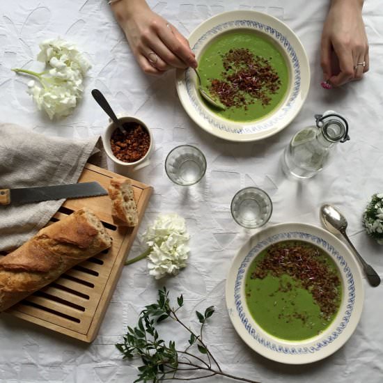 Green Pea and Fennel Soup