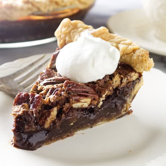 Chocolate pecan pie
