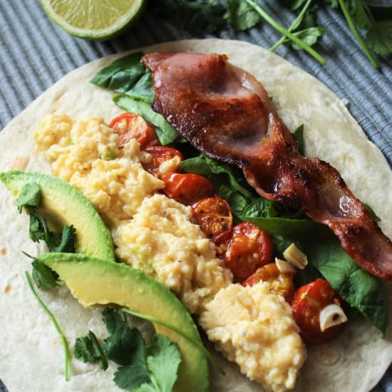 Breakfast burrito