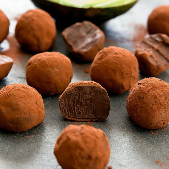 Chocolate Avocado Truffles