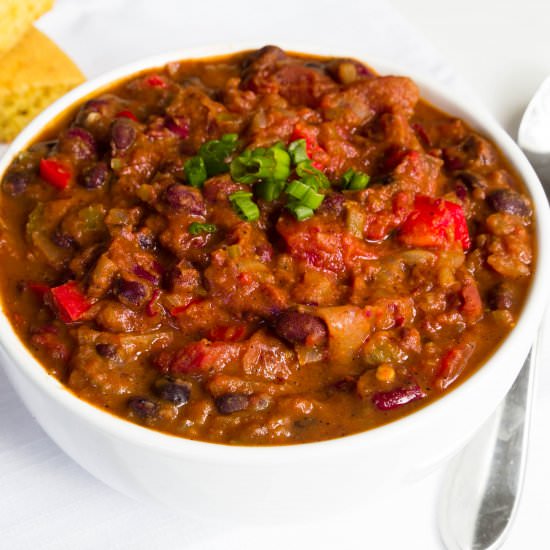 Vegan Chili with Dried Beans