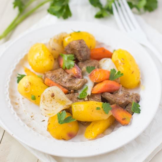 Quick lamb stew