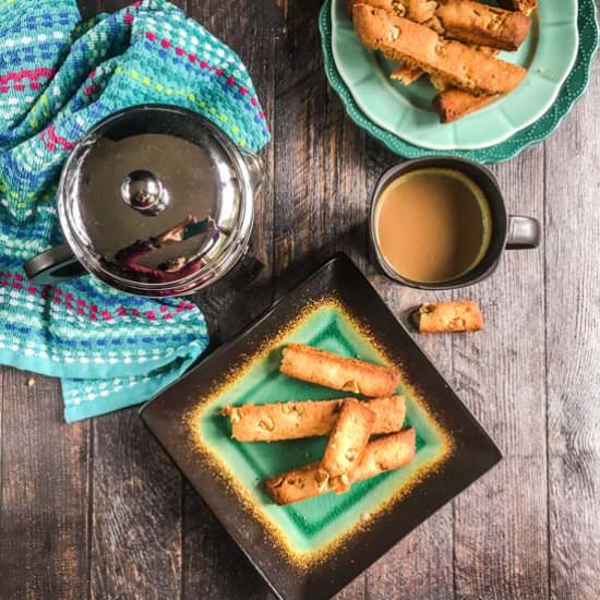 Gluten Free Maple Walnut Biscotti