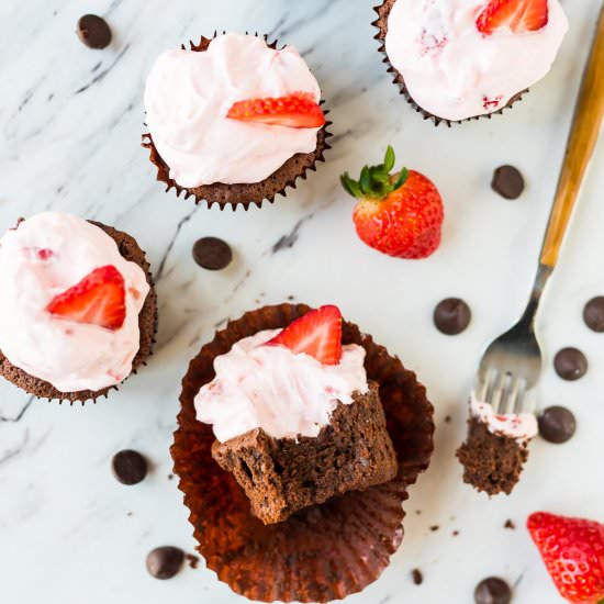 Chocolate Mousse Cupcakes