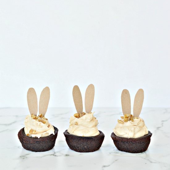 Chocolate salted caramel cupcakes