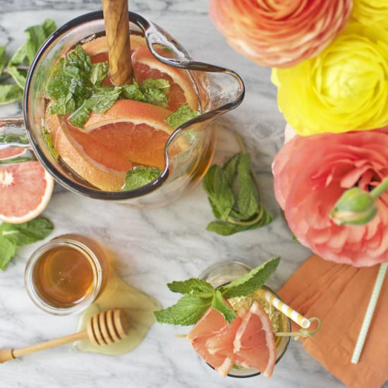 Sparkling Grapefruit Mint Green Tea