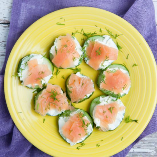 Smoked Salmon Appetizer Bites