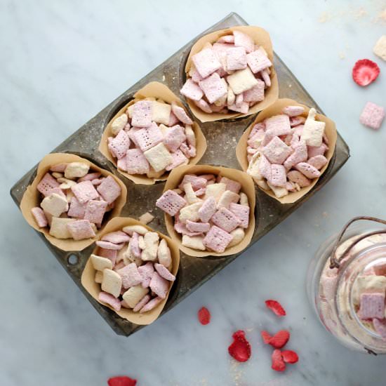 Peanut Butter & Jelly Muddy Buddies