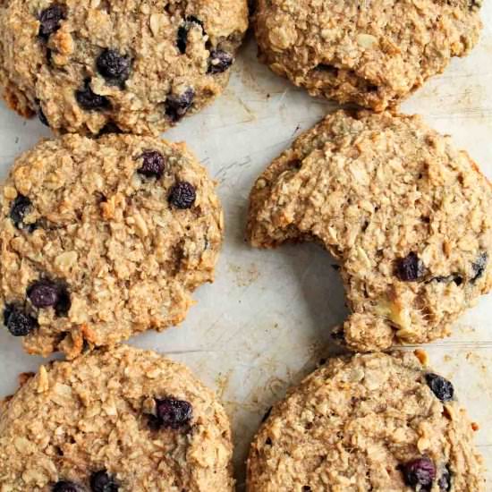 Banana Oatmeal Breakfast Cookies