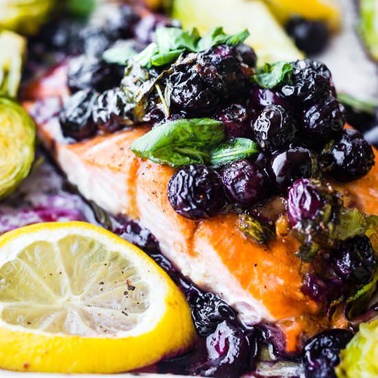 One Pan Superfood Baked Salmon