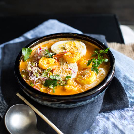 Shrimp Laksa Soup