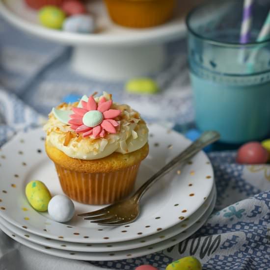 Toasted Coconut Cupcakes