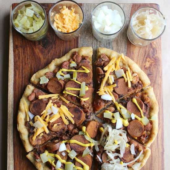Chili Dog Pizza