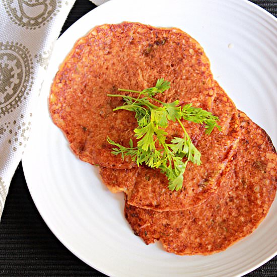 Savory Oatmeal Pancakes