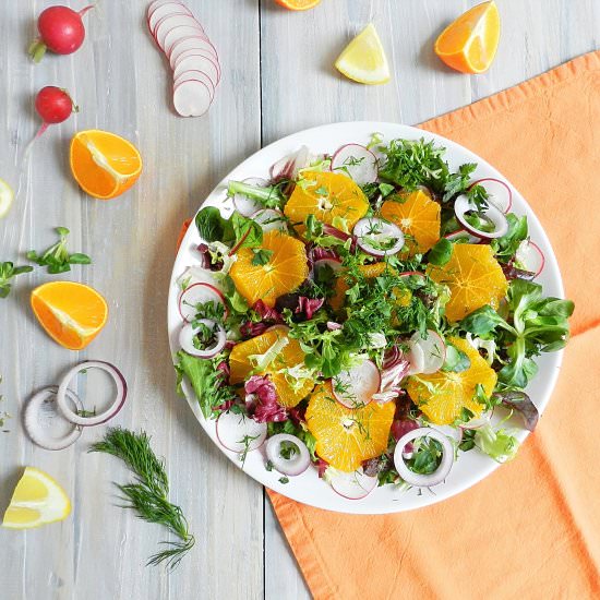 Tangerine and Date Salad