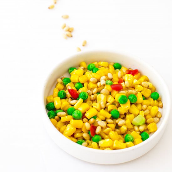Corn and Pine Nuts