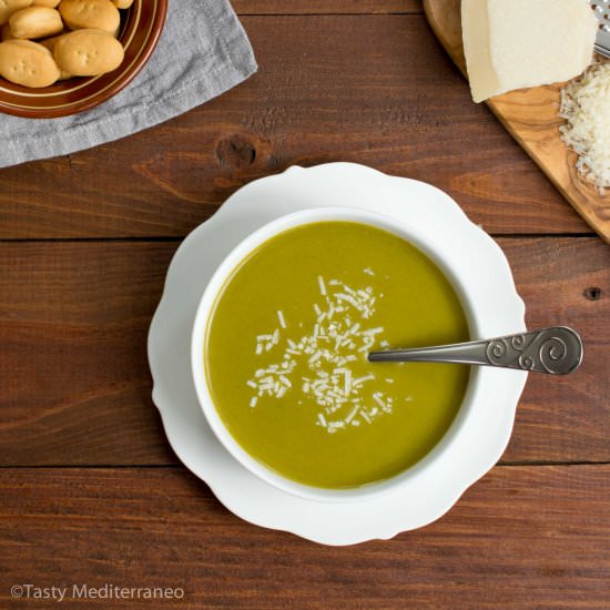 Spinach Soup with Parmesan