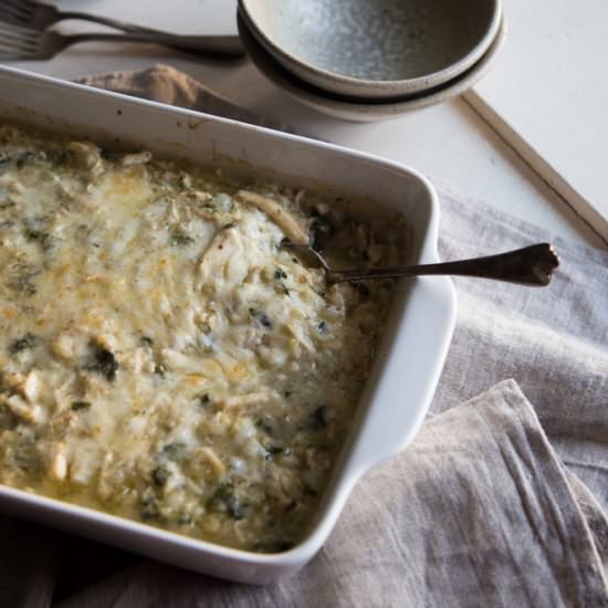 Riced Cauliflower Casserole