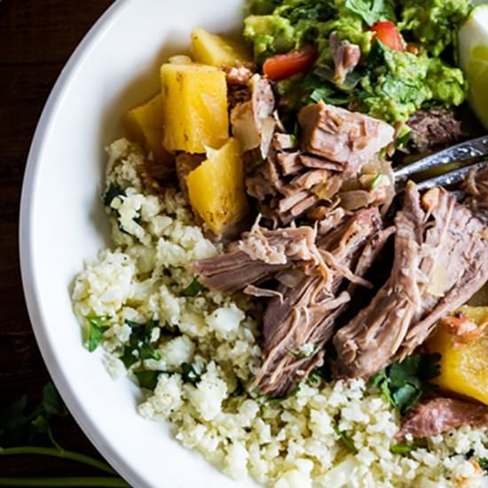 Slow Cooker Pineapple Pulled Pork