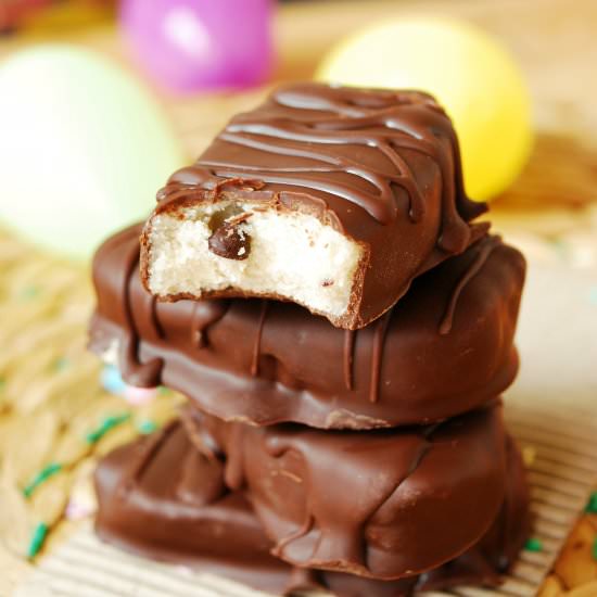 Vegan Cookie Dough Easter Eggs