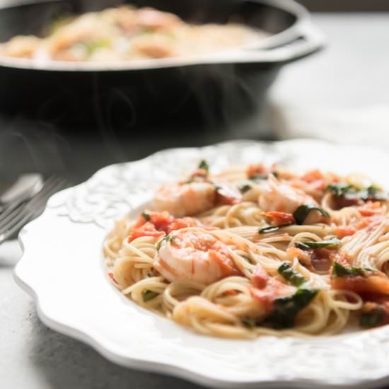 Angel Hair Pasta with Shrimp