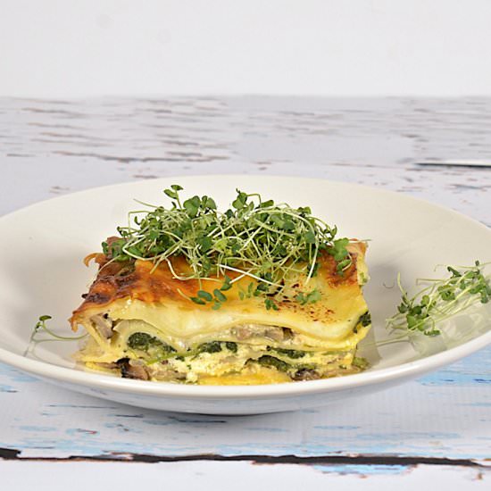 Lasagna with Mushroom