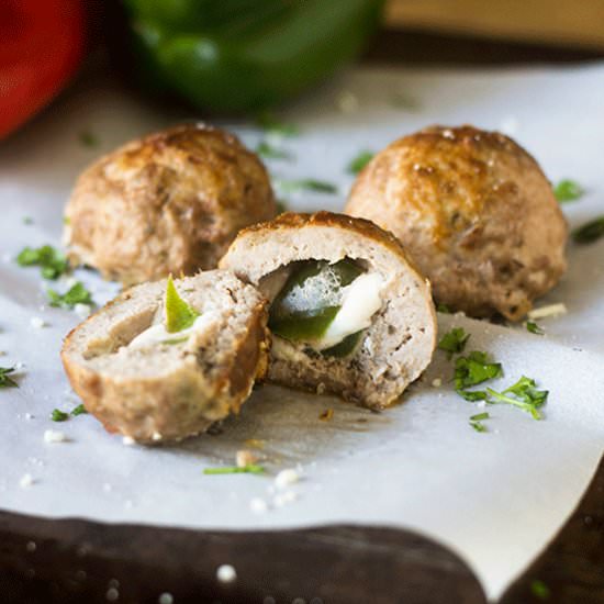 Jalapeno Stuffed Meatballs