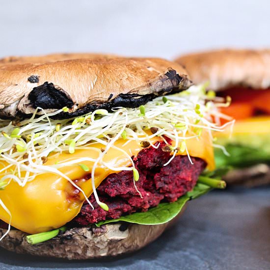Portobello Bun Burgers