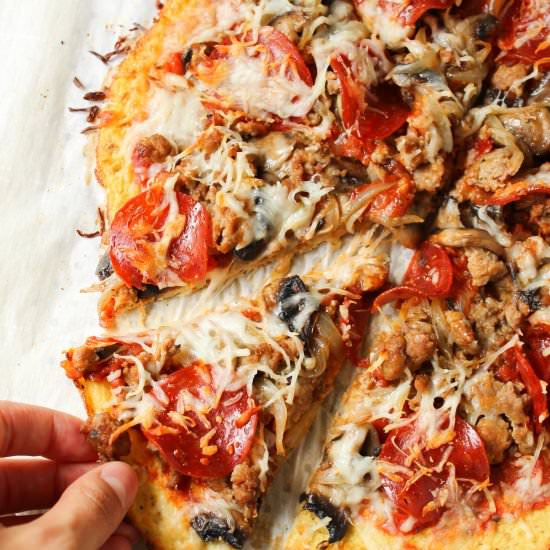 The Best Cauliflower Crust Pizza