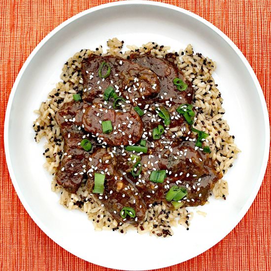 Mongolian Beef with Quinoa