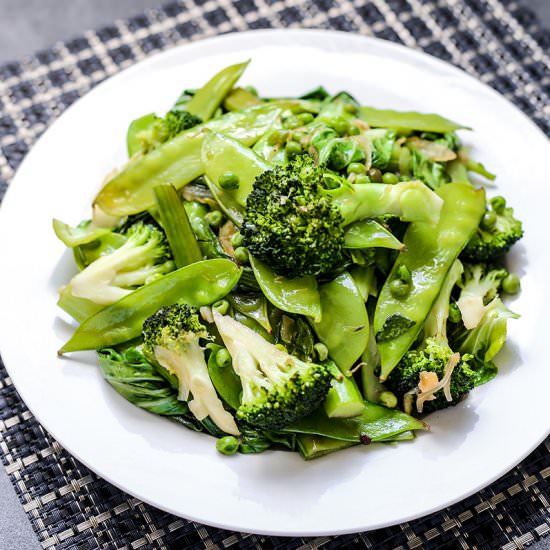 Stir Fried Green Vegetables