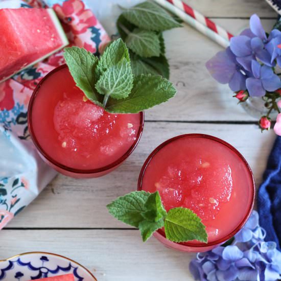 Simple Watermelon Sorbet