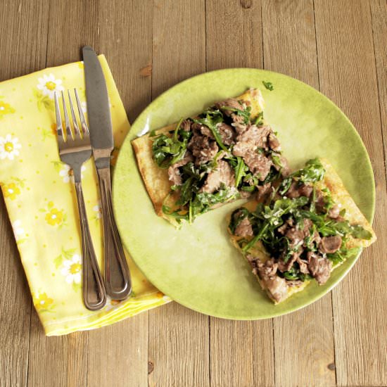 Steak & Arugula Flatbread