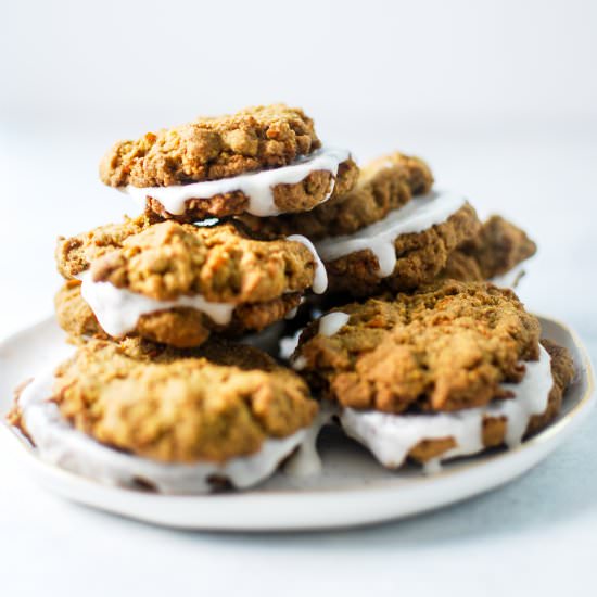 Inside Out Carrot Cake Cookies