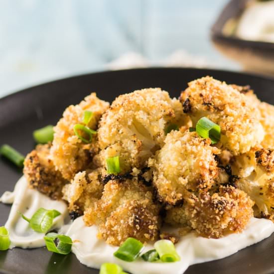 Miso Glazed Roasted Cauliflower