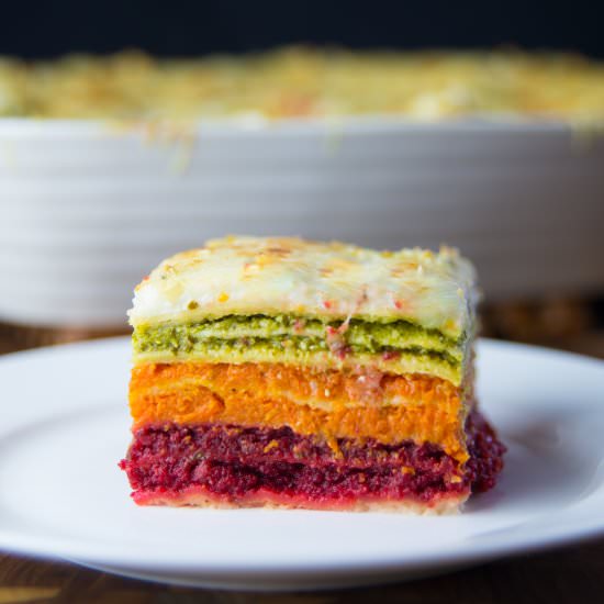 Veggie Rainbow Lasagne