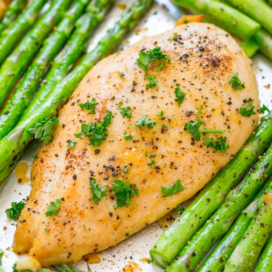 Sheet Pan Honey Horseradish Chicken